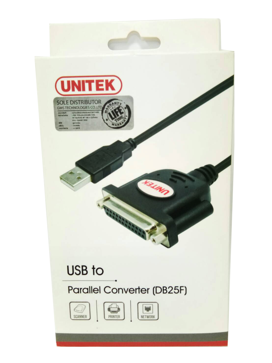 USB to Parallel DB25F