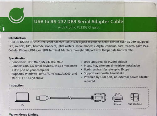 USB 2.0 to Serial