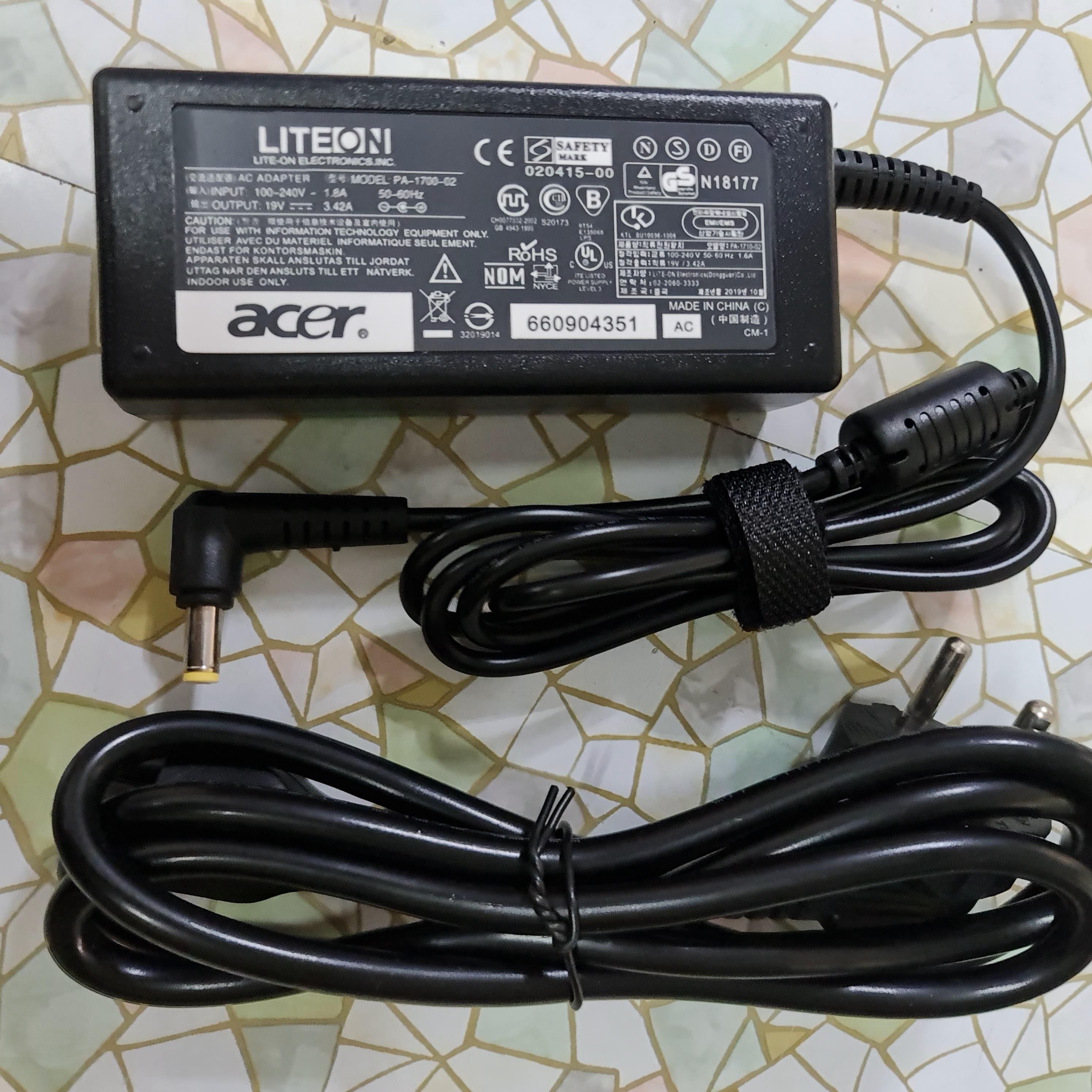 Adapter Notebook Acer 19V 3.42A