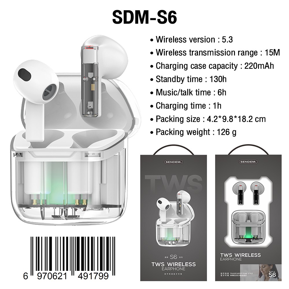 SENDEM SDM-S6 Bluetooth Headset