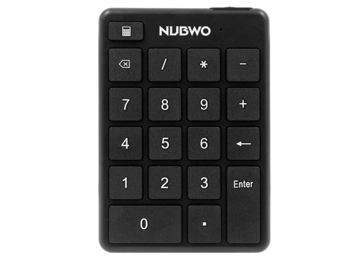 NUBWO Bluetooth Numeric Keypad 18keys คีย์บอร์ดตัวเลขไร้สาย