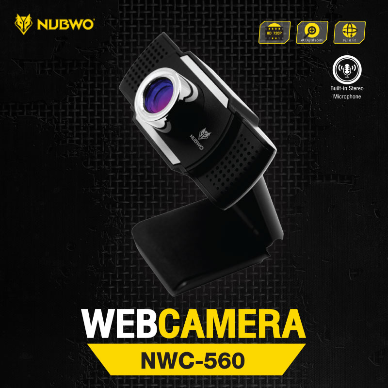 NUBWO NWC-560 กล้องเวปแคมความละเอียด 3ล้านพิกเซล