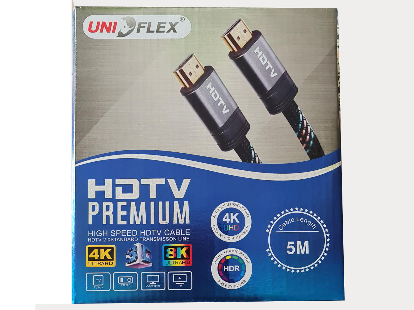 UNIFLEX HDMI V2.0 4K ULTRA HD 5.0M