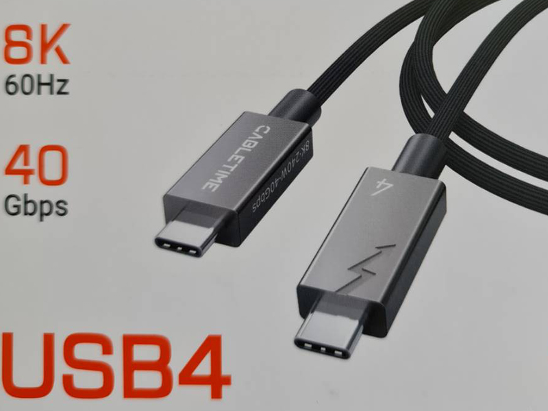 CABLETIME USB TYPE-C 8K@60Hz. 1.0M