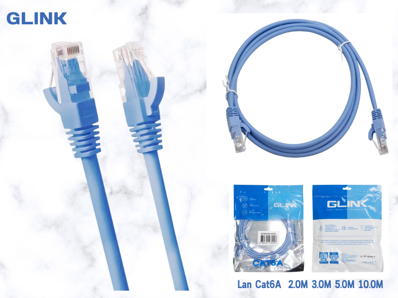 GLINK CABLE LAN CAT6A 10Gbps/500MHz สายยาว 2เมตร