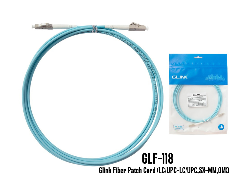 GLINK Fiber Patch Cord (LC/UPC-LC/UPC,SX-MM,OM3 3.0M