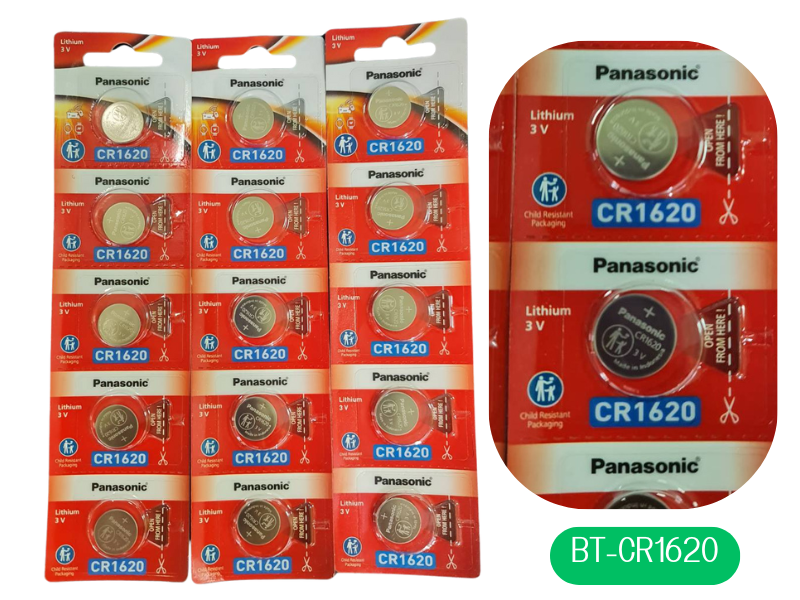 PANASONIC LITHIUM BATTERY 3V ถ่านกระดุมลิเธียม 3V รุ่น CR1620