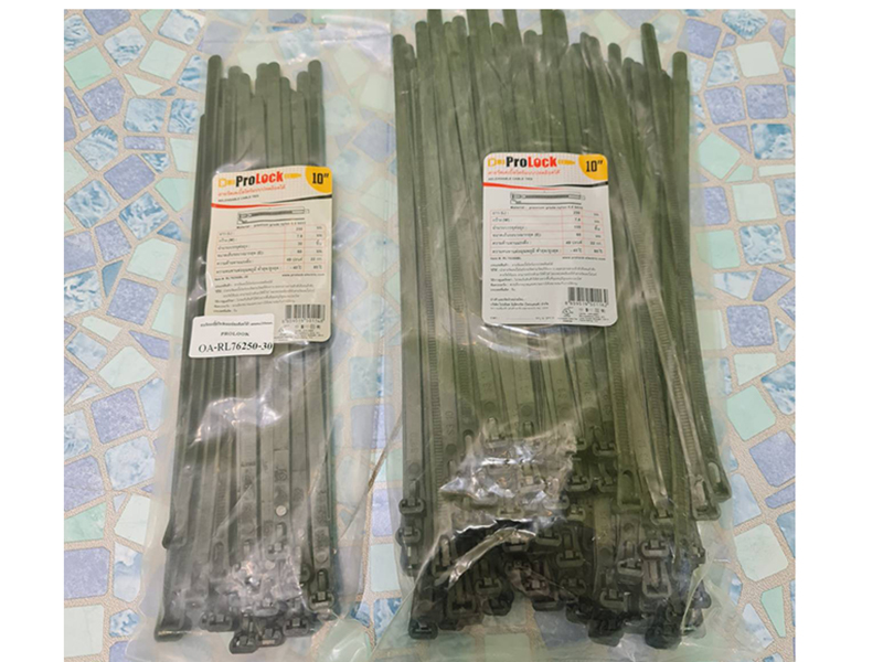 ProLock สายรัดเคเบิ้ลไทร์แบบปลดล๊อคได้ ยาว 10นิ้ว ProLock สายรัดเคเบิ้ลไทร์แบบปลดล๊อคได้ ยาว 10นิ้ว