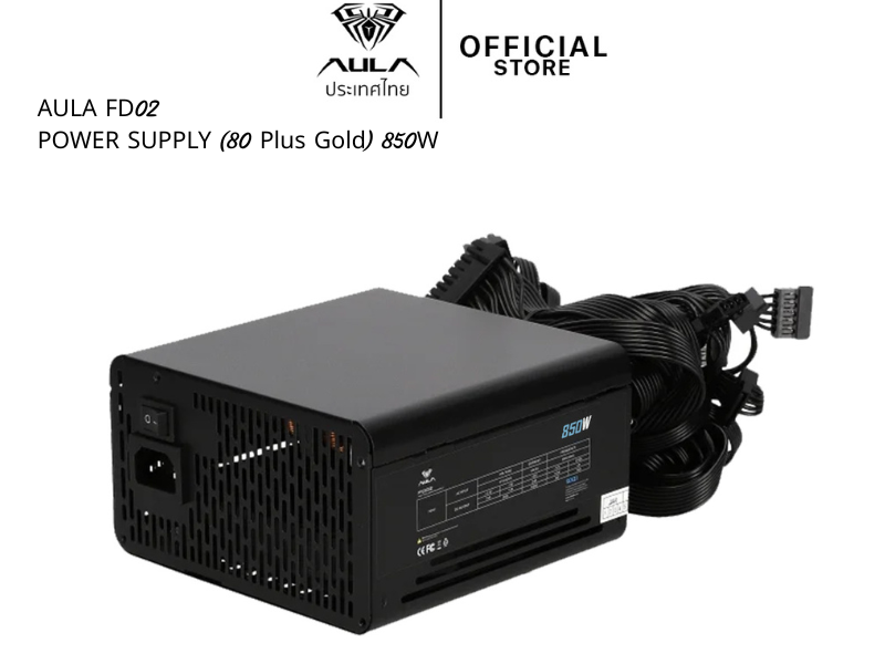 AULA FD02 POWER SUPPLY (80 Plus Gold) 850W AULA FD02 POWER SUPPLY (80 Plus Gold) 850W