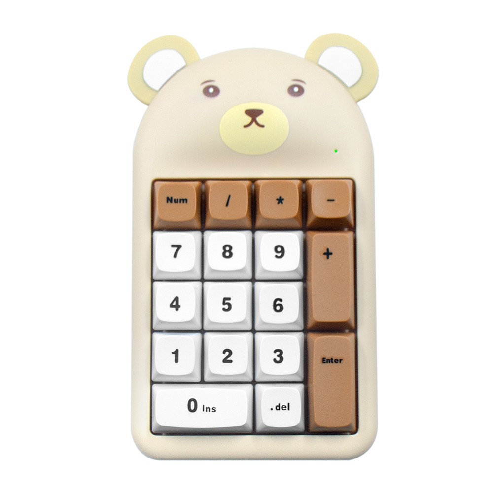 NUBWO BROWE BEAR NUMERIC KEYBOARD แป้นคีย์ตัวเลขไร้สาย
