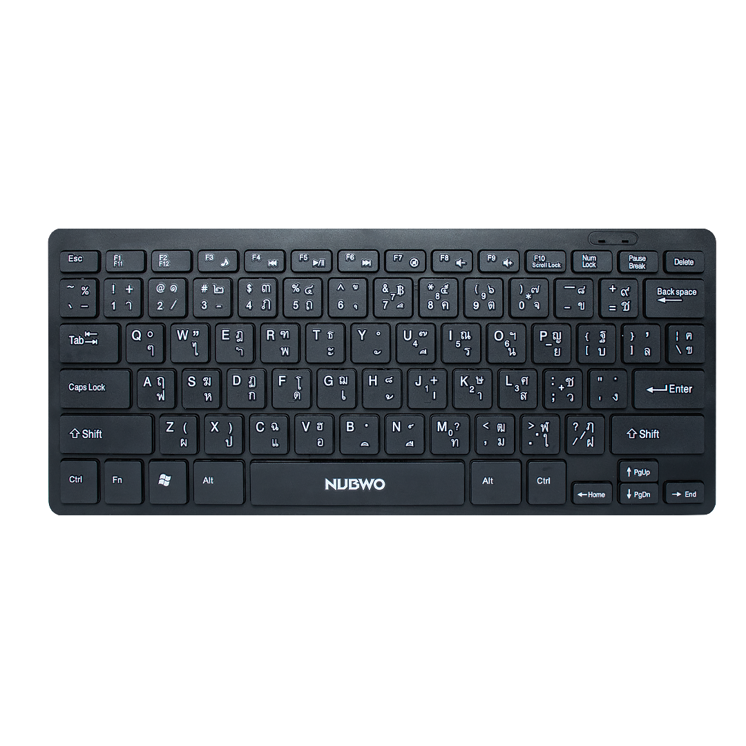 USB MINI KEYBOARD 78Keys ยี่ห้อNUBWO รุ่นNK-35 สีดำ USB MINI KEYBOARD 78Keys ยี่ห้อNUBWO รุ่นNK-35 สีดำ