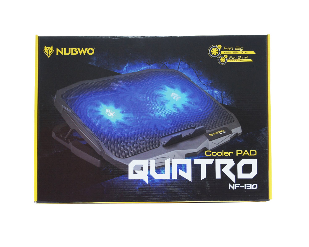 NUBWO NF130 พัดลมรองระบายความร้อนโน๊ตบุ๊คขนาด14-17นิ้ว