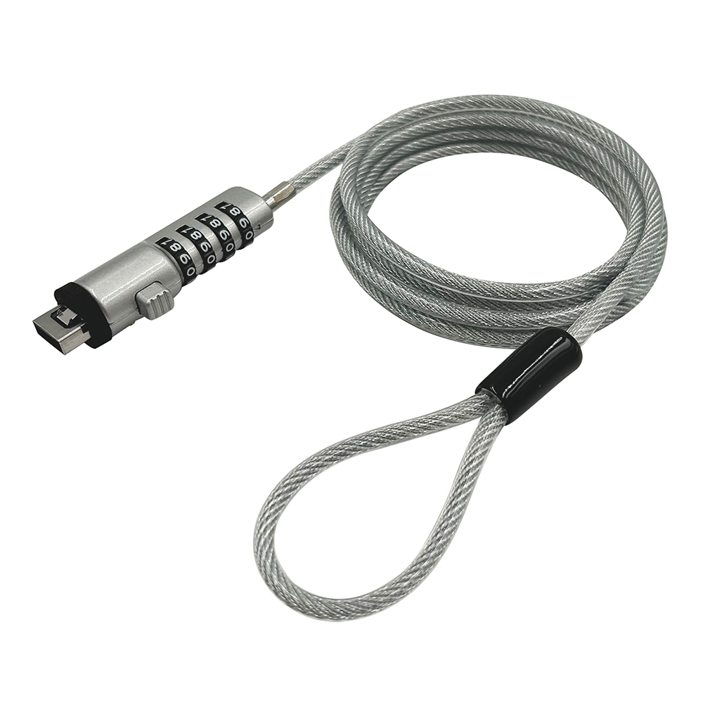 STORM NBL003 สายล็อคโน๊ตบุ๊ค สายล็อค laptop ล็อคช่อง USB 4 หลัก