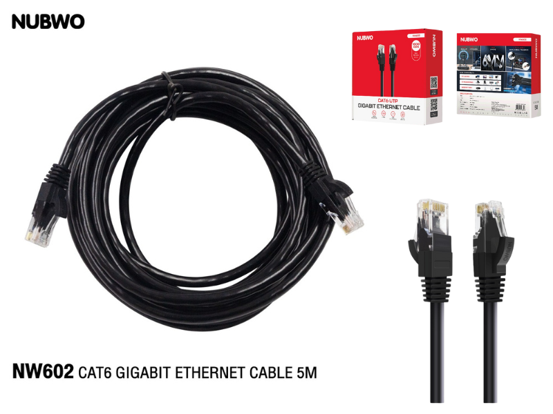 NUBWO GIGABIT ETHERNET CABLE CAT6 สายยาว 3.0เมตร