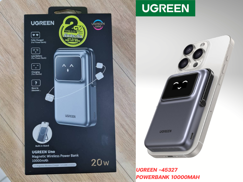 UGREEN Magnetic Wireless Power Bank 10000mAh