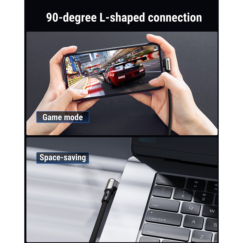 VOLTME POWERLINK STARK USB-A TO USB-C BLACK 60W : 1.2M