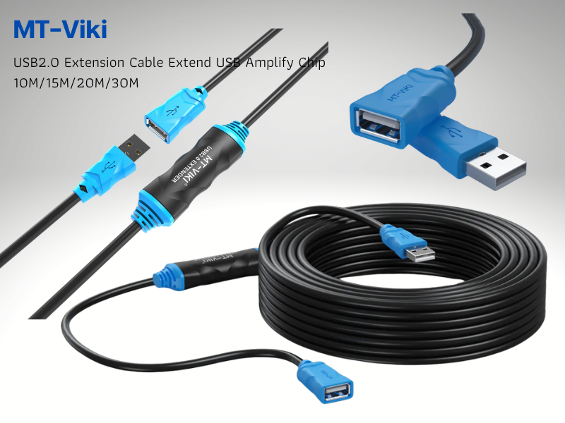 MT-Viki USB2.0 Extension Cable USB Amplify Chip สายความยาวUSB 20.0M