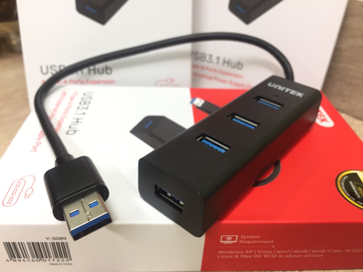 USB3.1 HUB 4port
