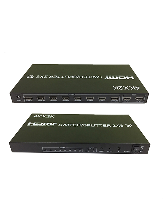 HDMI Switch/Splitter 2x8