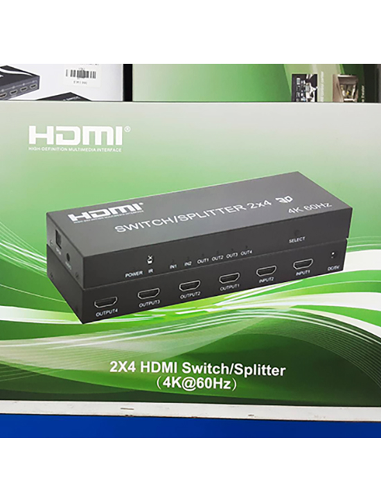 2x4 HDMI Splitter