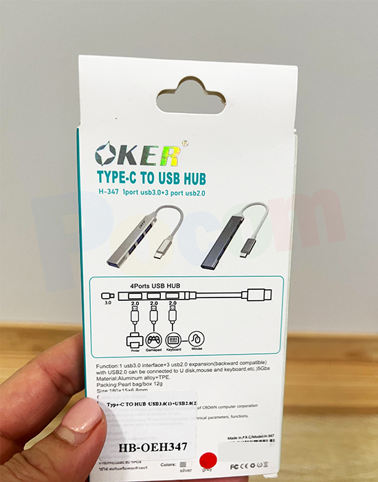 Ttpe-C to USB Hub