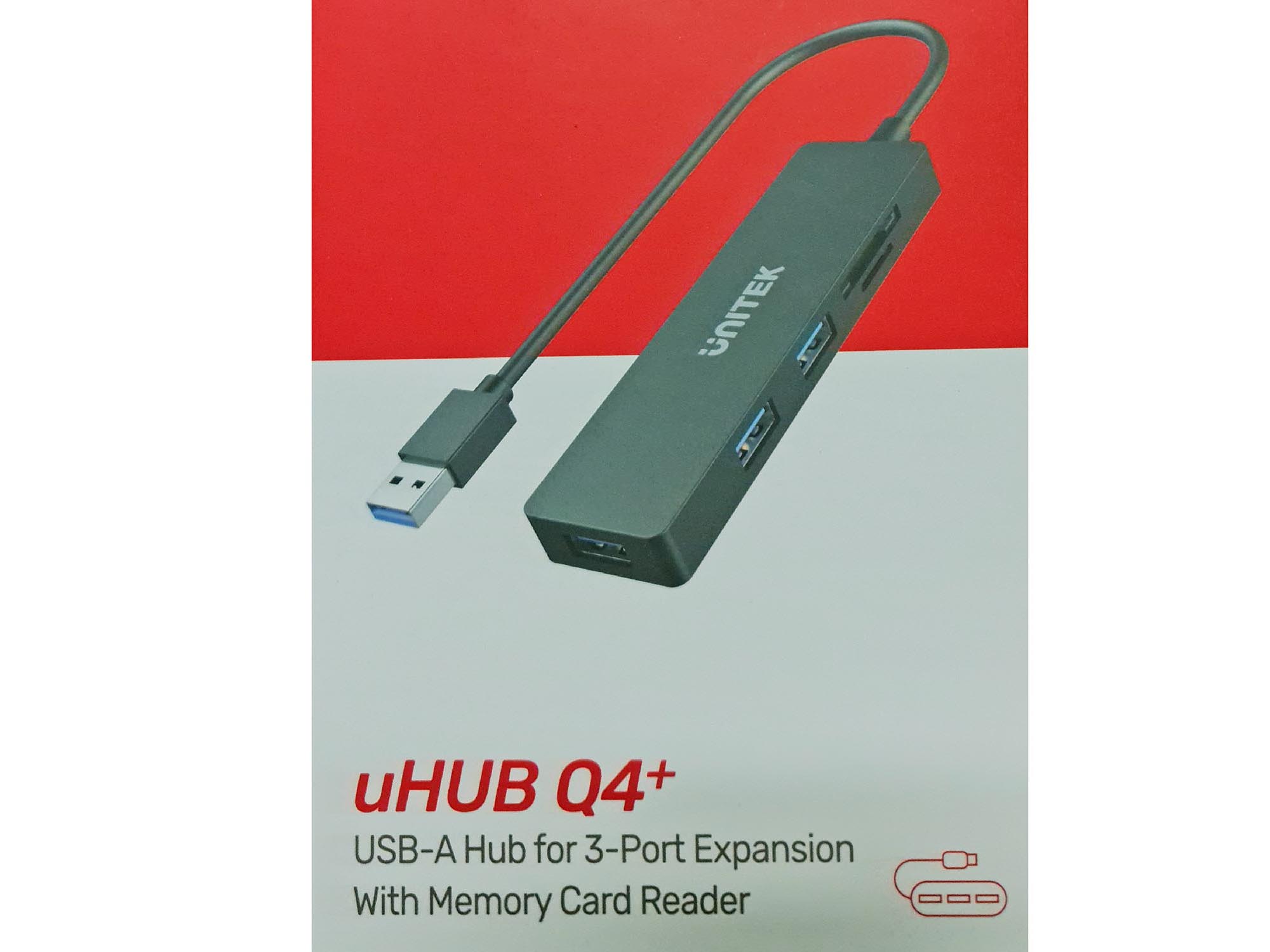 UNITEK USB HUB+CARD READER