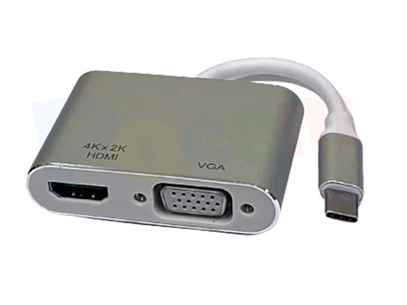 Type-C to VGA+HDMI