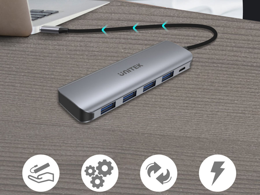 UNITEK H1107A USB-C Hub 4port