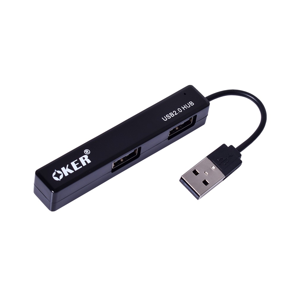 OKER USB2.0 HUB 4port สีดำ