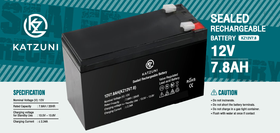 KATZUNI BATTERY 12V 7.8AH