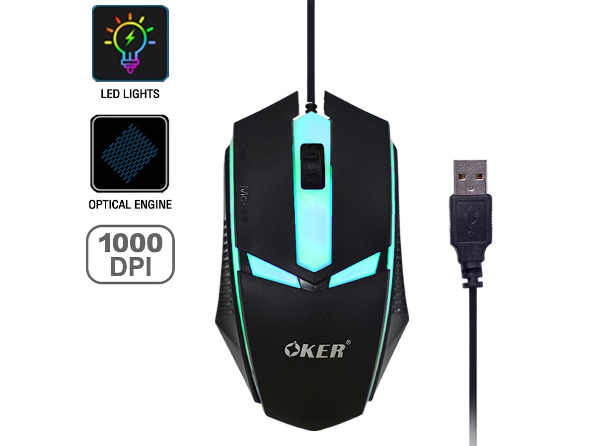 OKER USB GAMING MOUSE 1000dpi