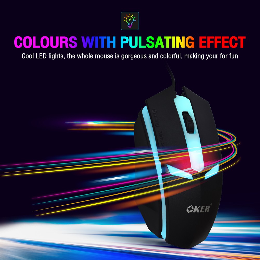 OKER USB GAMING MOUSE 1000dpi