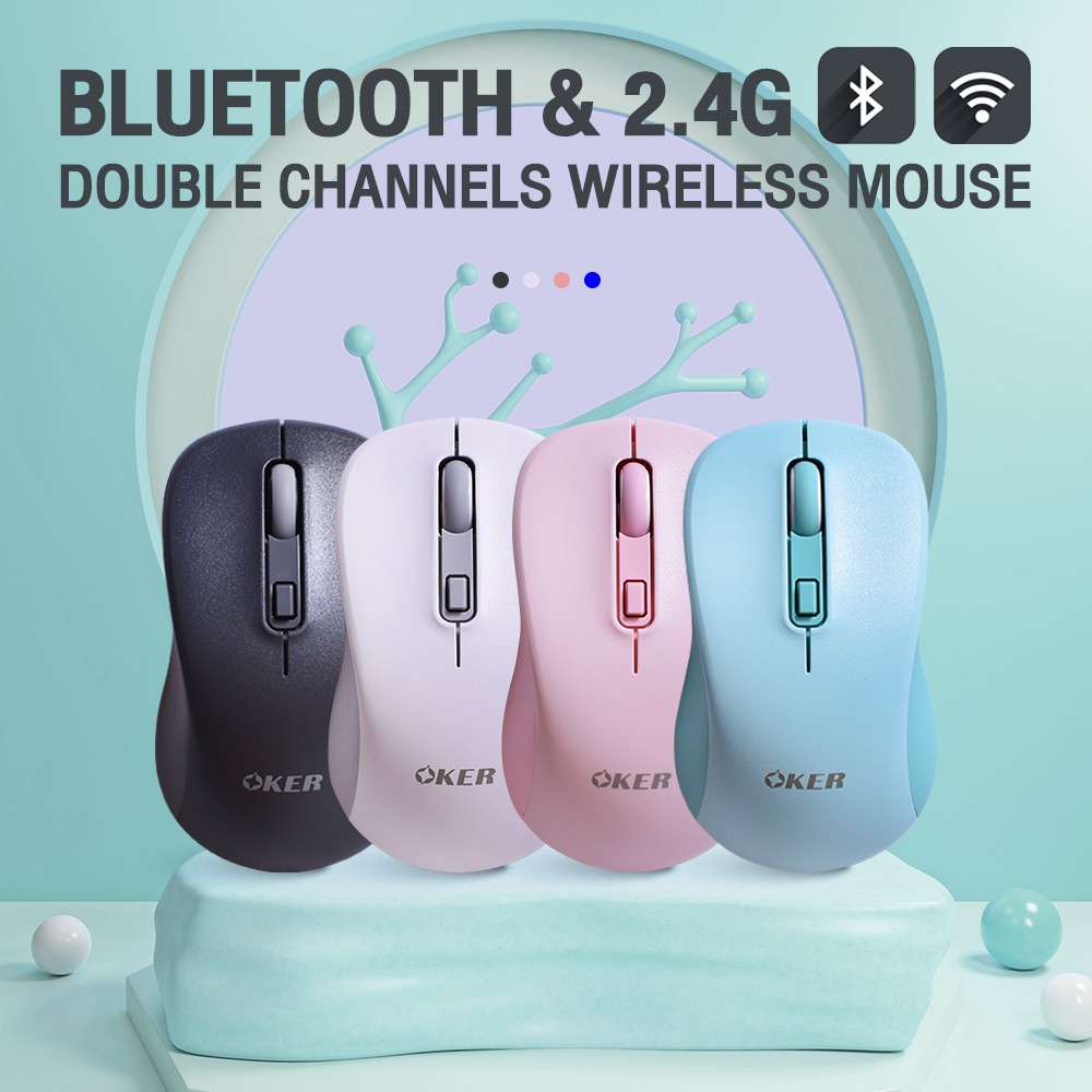 OKER WIRELESS & BLUETOOTH MOUSE