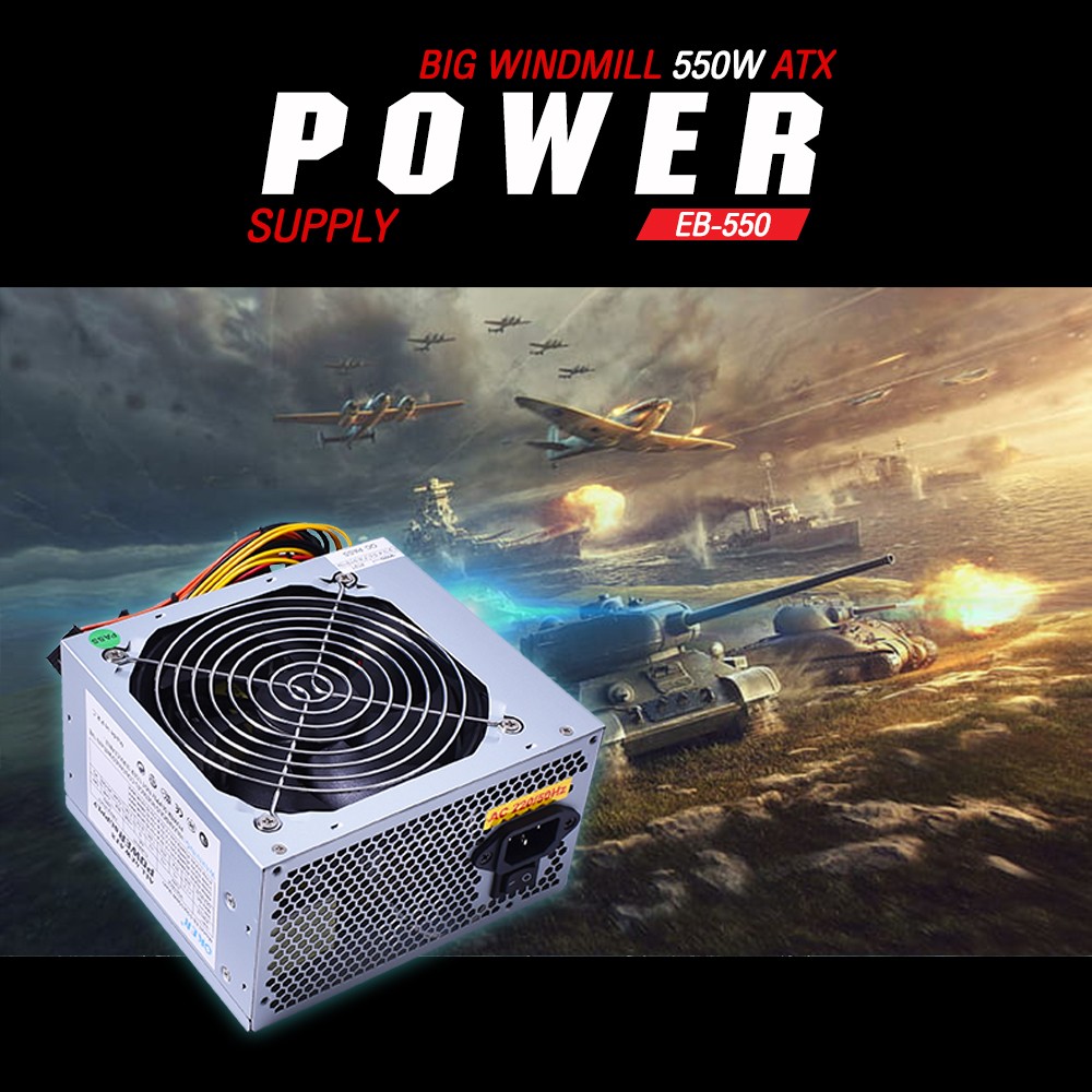 OKER POWER SUPPLY 550Watt. ATX