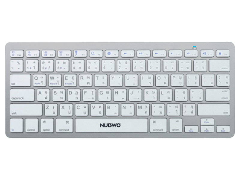 NUBWO BLUETOOTH KEYBOARD 78keys