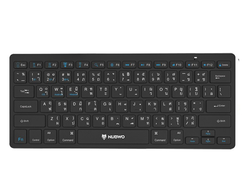 NUBWO BLUETOOTH KEYBOARD 78keys