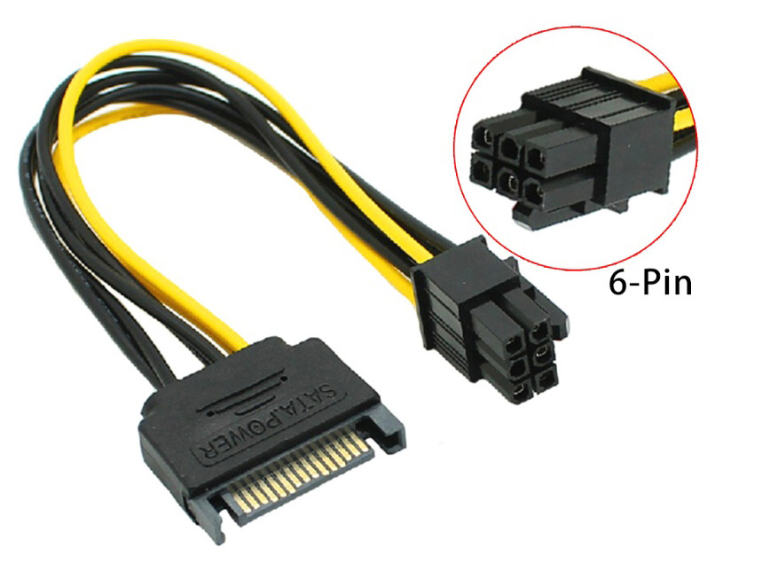 Sata 15pin to 6pin