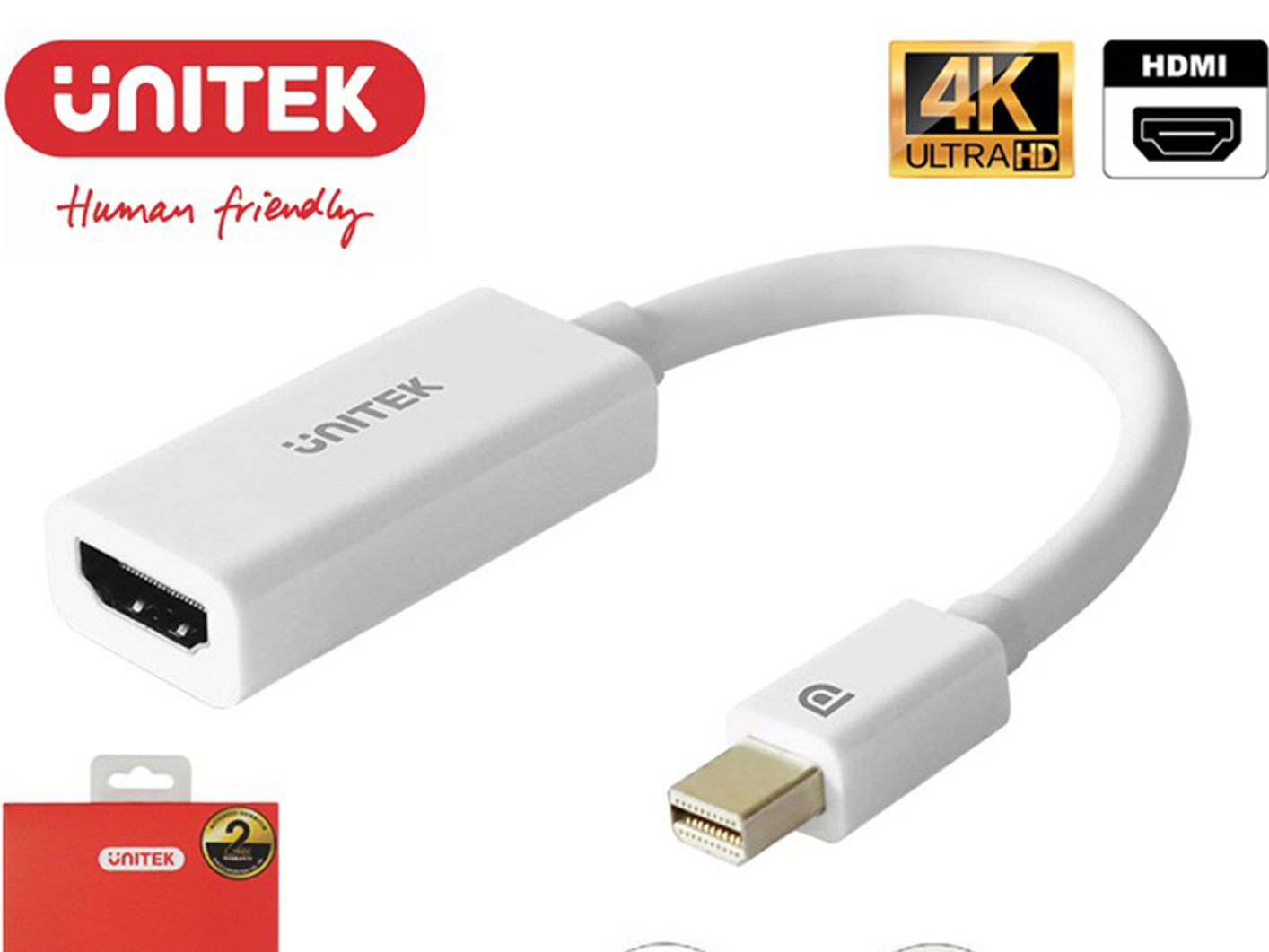 UNITEK MINI DISPLAY TO HDMI 4K@30Hz.