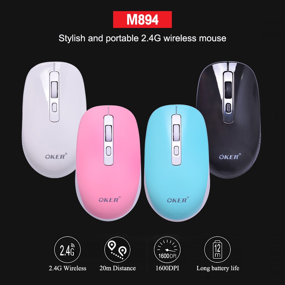 OKER Wireless Mouse 1600dpi.