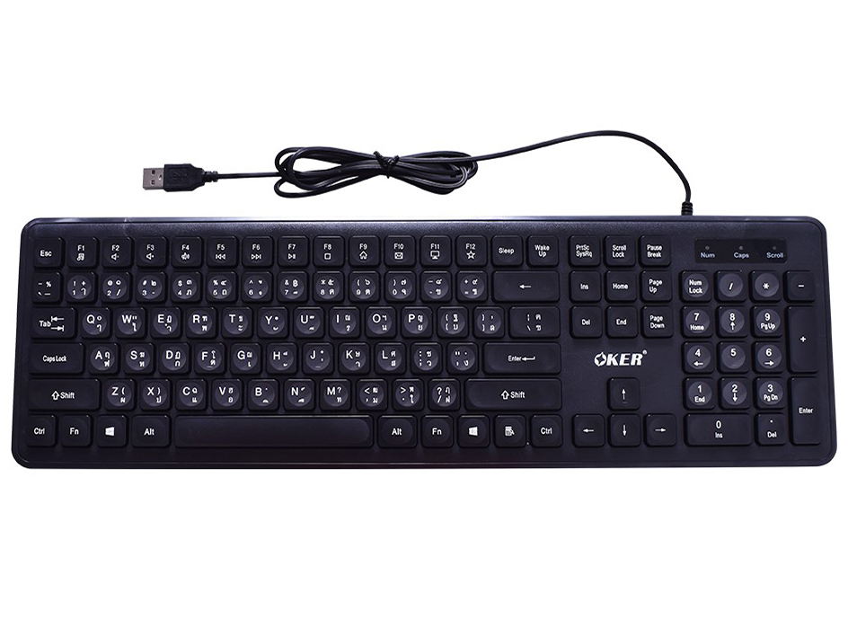 OKER USB KEYBOARD 108keys