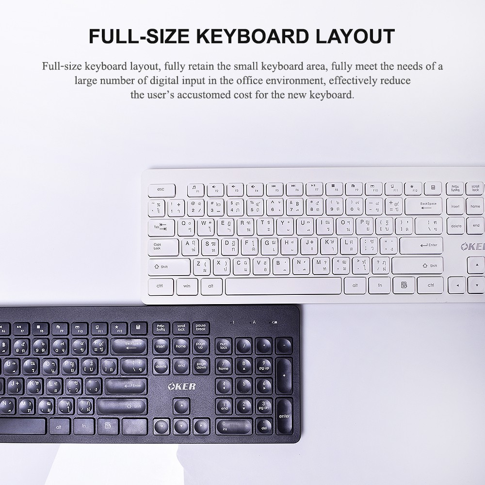 OKER WIRELESS KEYBOARD+MOUSE