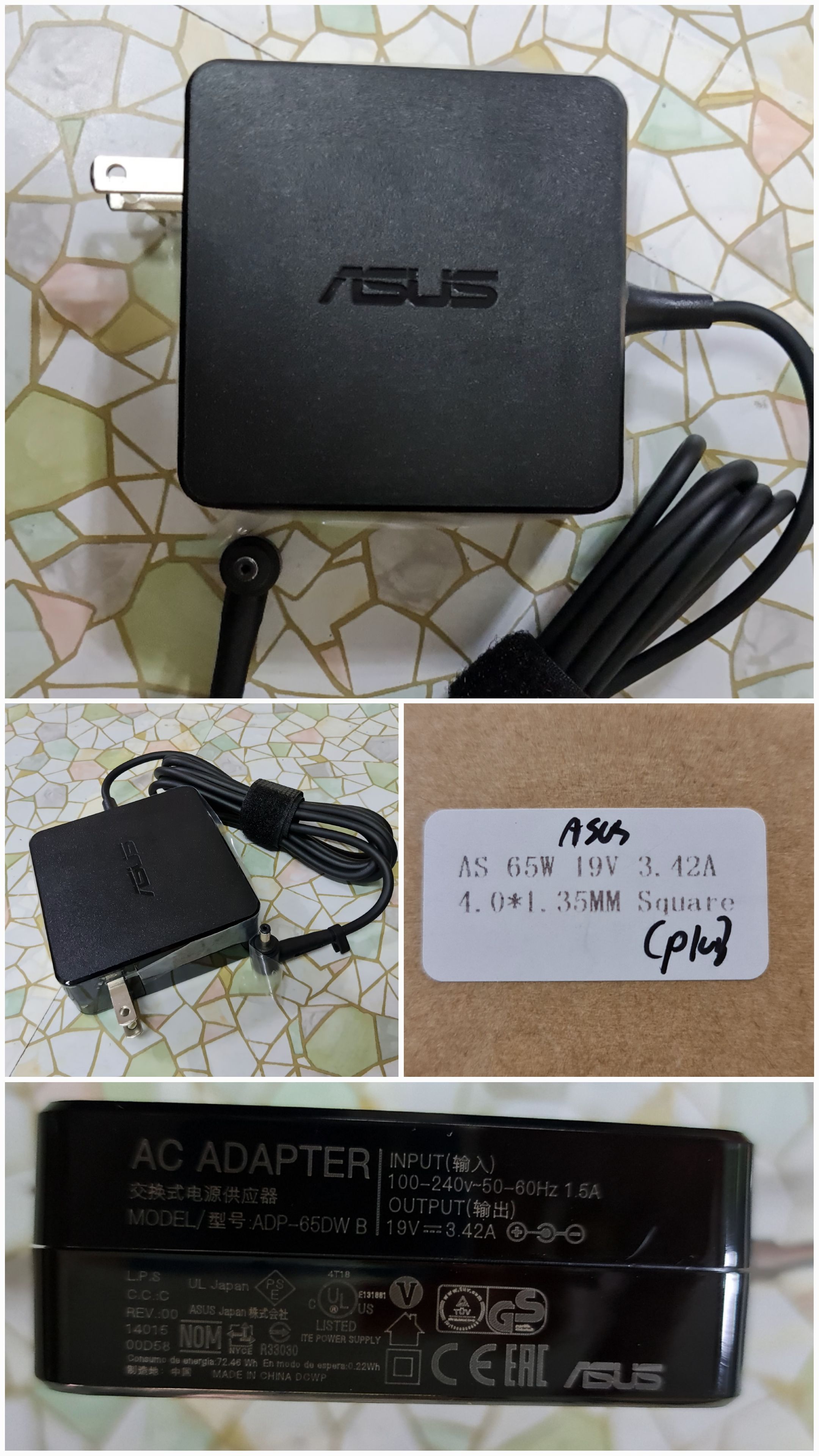 Adapter Notebook ASUA 65W 19V 3.42A แท้