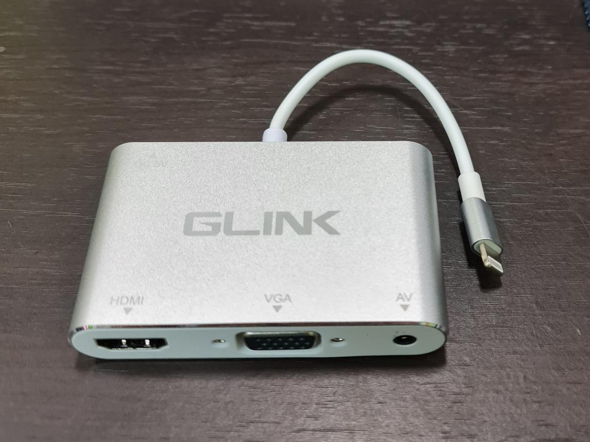 GLINK LIGHTNING DIGITAL AV ADAPTER