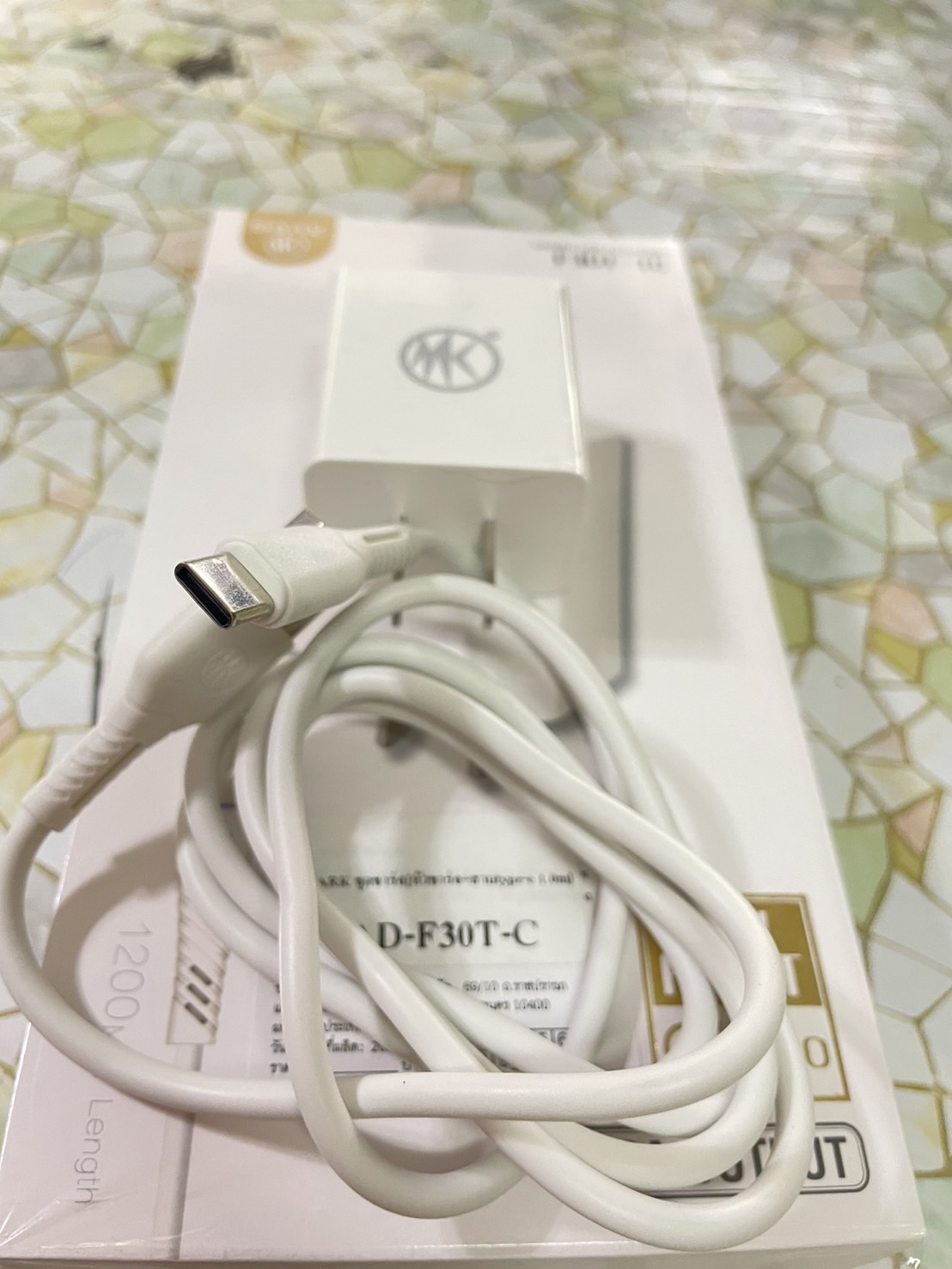 MARK ชุดชาร์จมือถือ+สายชาร์จUSB-C