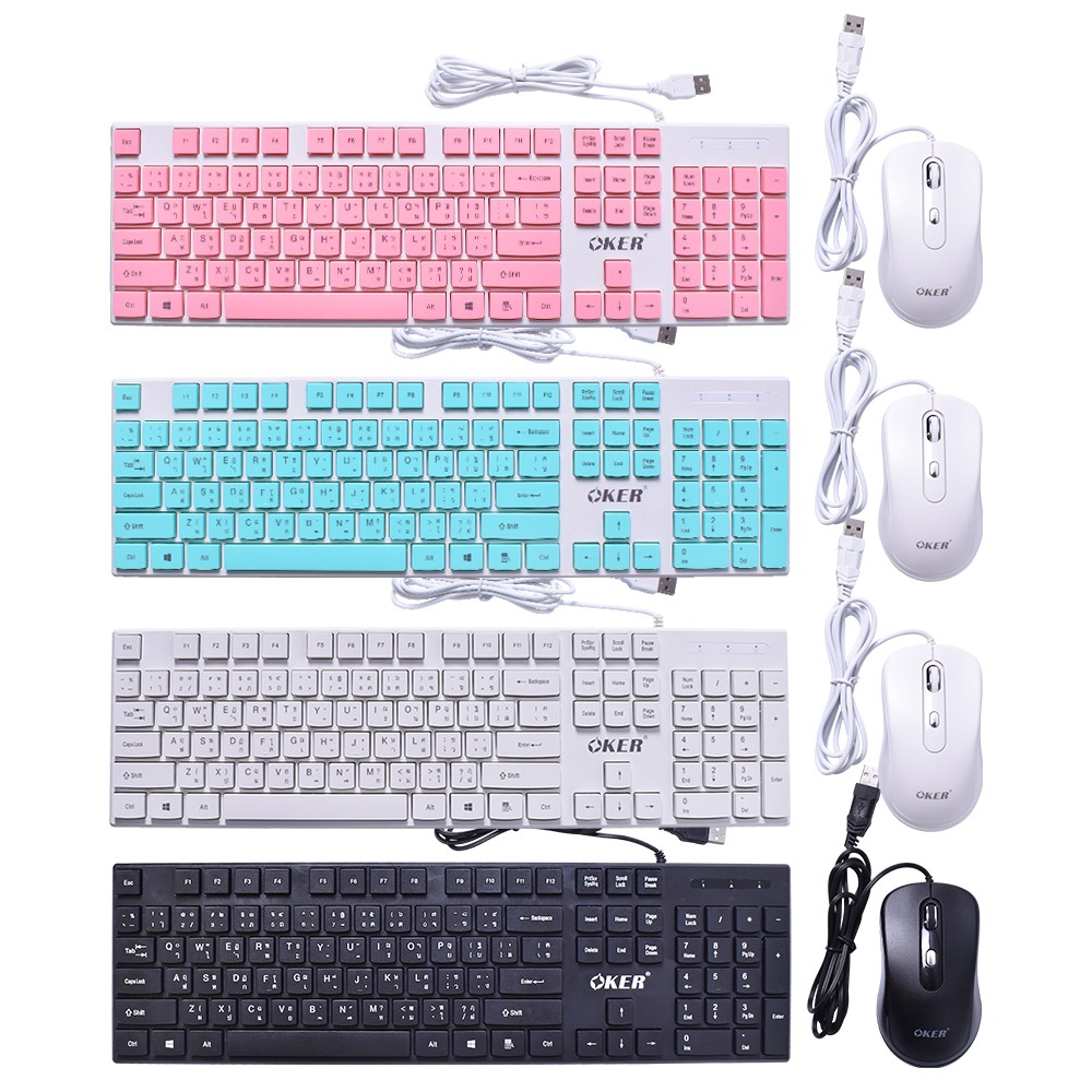 OKER USB SET KEYBOARD+MOUSE