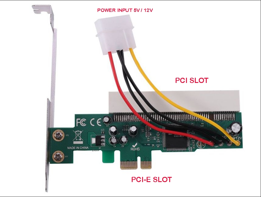 ADAPTER PCI EXPRESS TO PCI