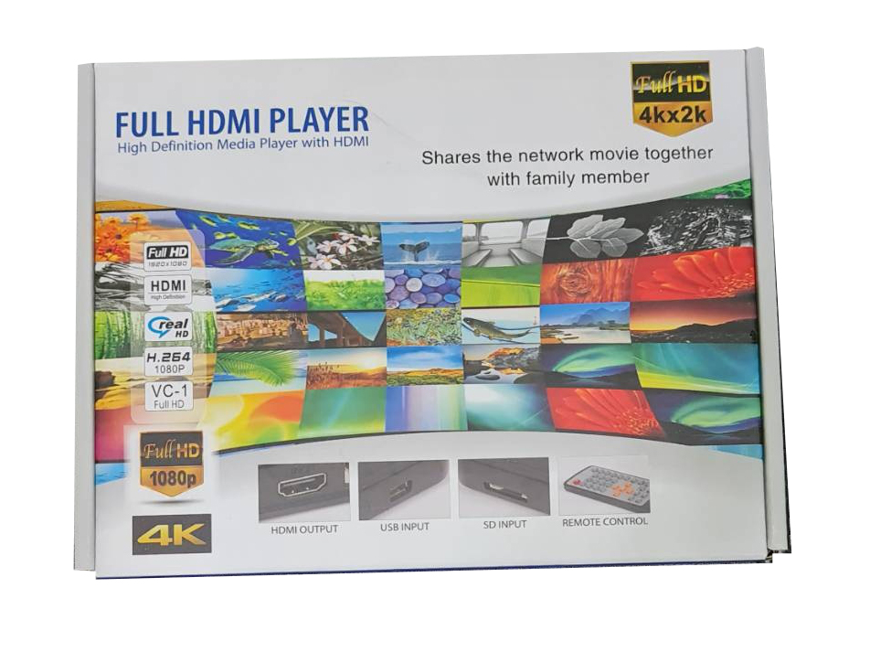 HDMI MEDIA PLAYER กล่องมีเดียเพลเยอร์