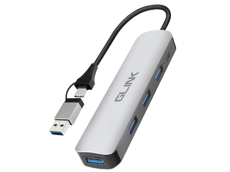 GLINK USB TYPE-C/USB3.0 HUB 4port+PD