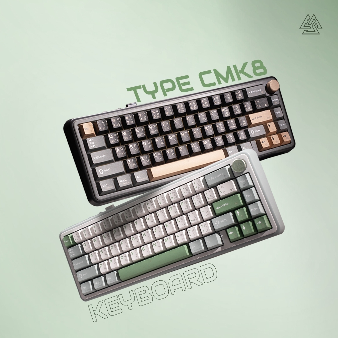 EGA CMK8 KEYBOARD GAMING เชื่อมต่อ 3โหมด