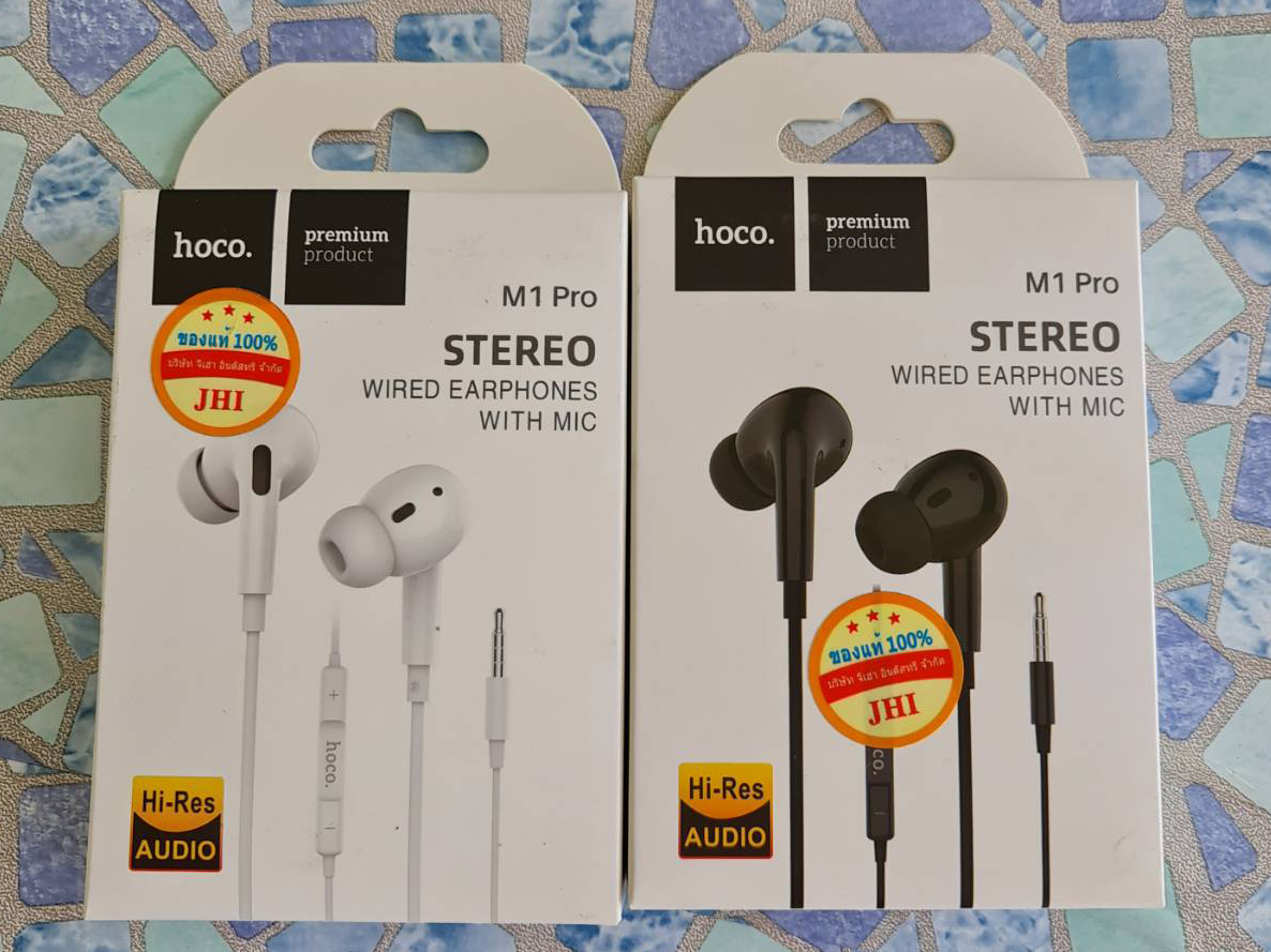 hoco M1 Pro หูฟังมือถือแบบอินเอียร์ เชื่อมต่อผ่านแจ๊ค Audio 3.5mm